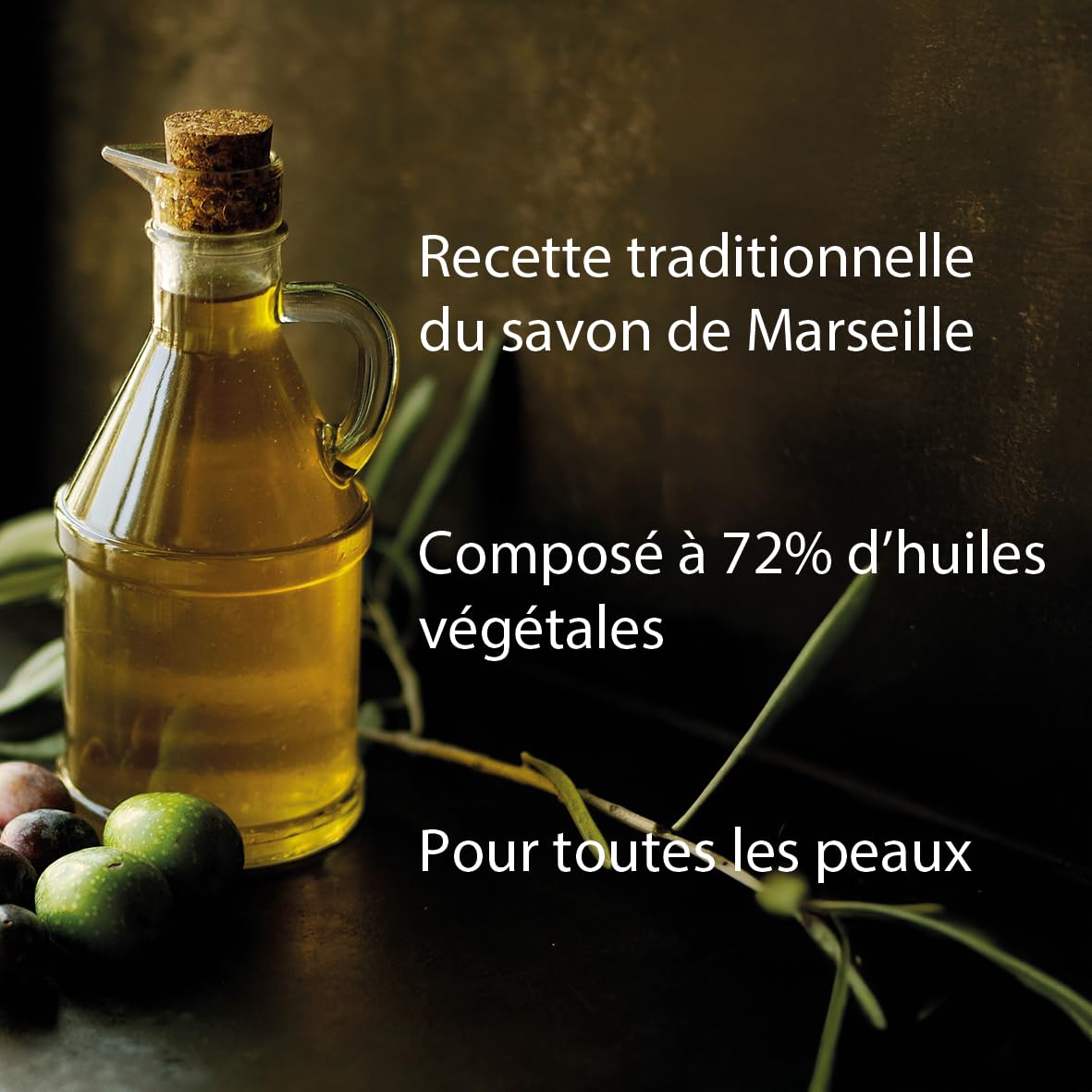 Nature et Senteurs Savon de Marseille huile d’olive 150g savon