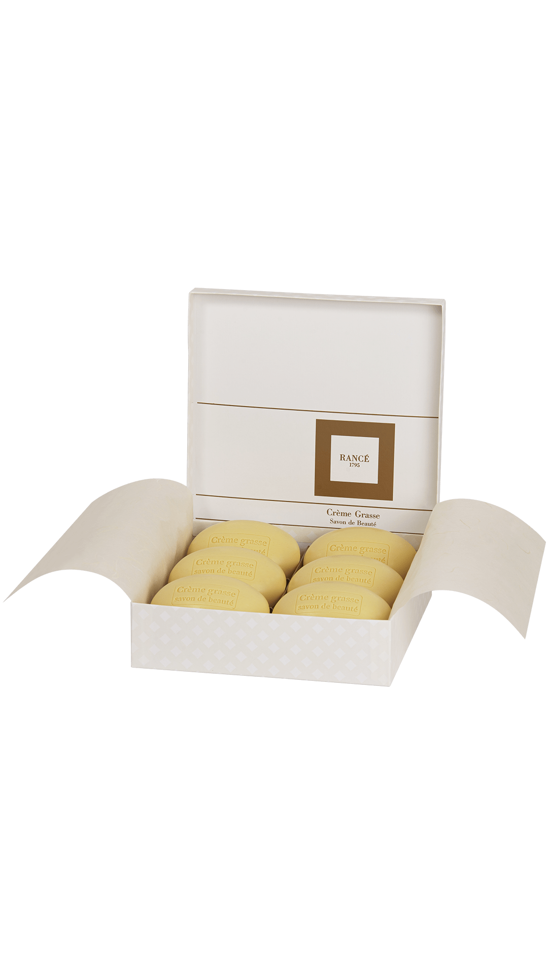 Rancé 1795 Crème Grasse savon parfumé 6 x 220 gr nourrissant