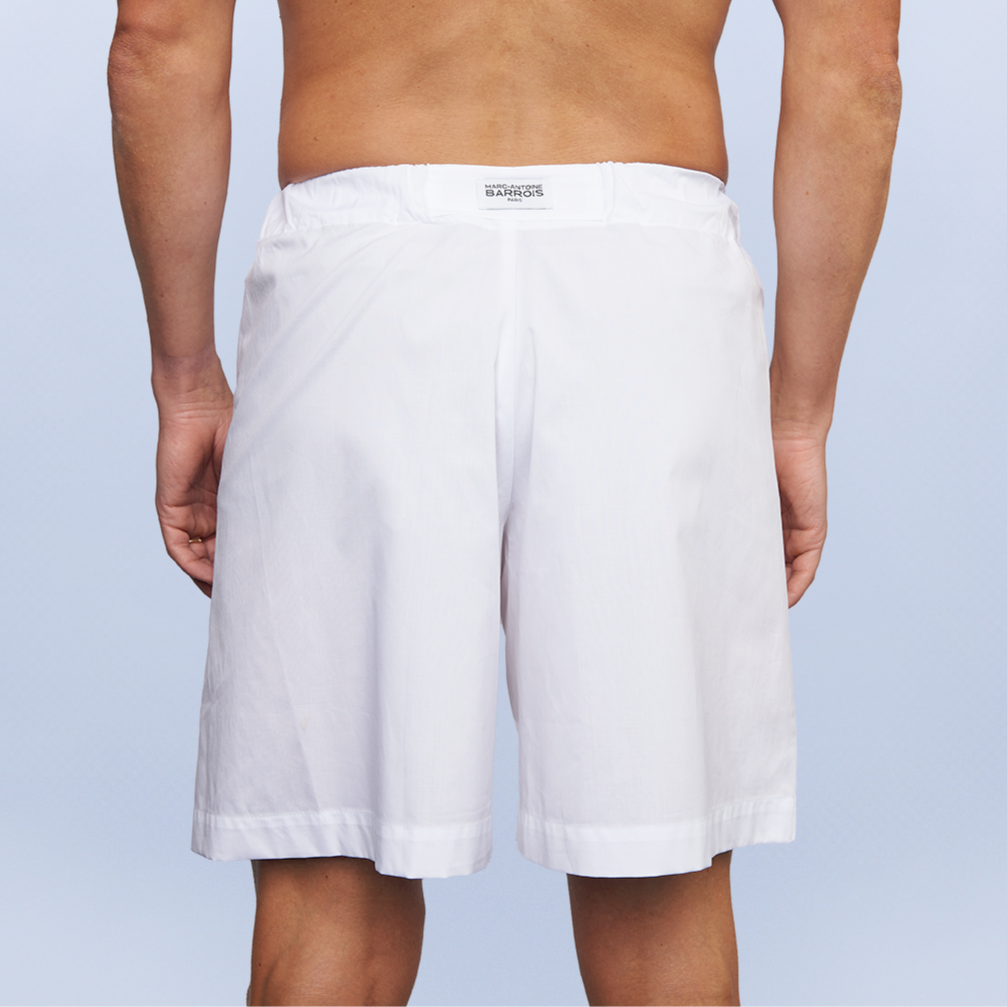 Marc-Antoine Barrois LE HALIFAX Short long sans poches – taille élastiquée