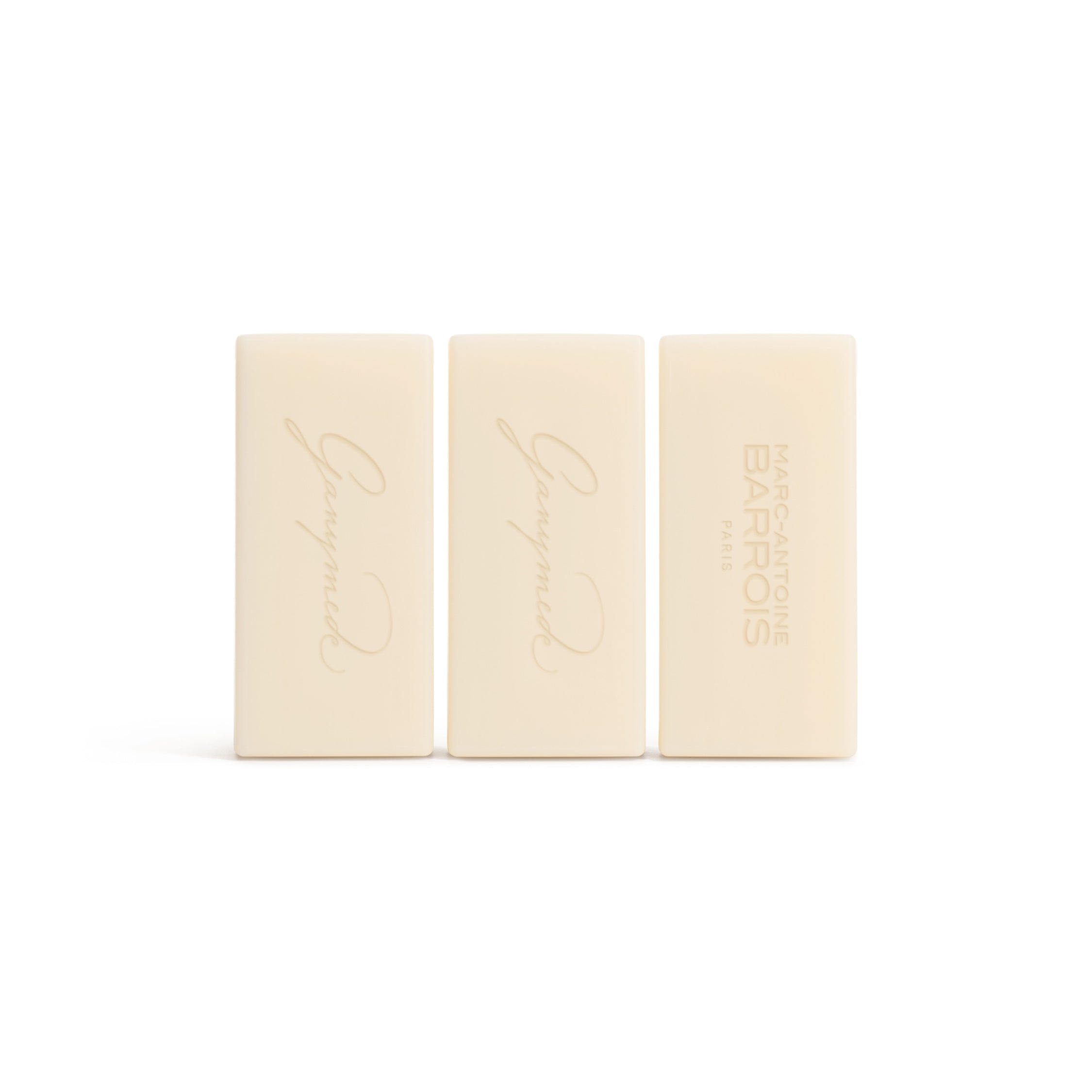 Marc-Antoine Barrois Ganymede coffret 3 savons 3x170g cuir