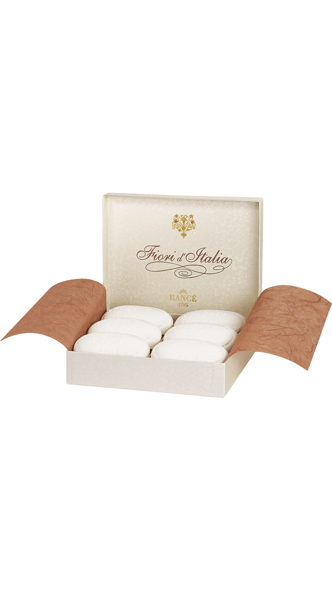 Rancé 1795 Fiori d'Italia savon parfumé 6 x 175 gr fleurs blanches