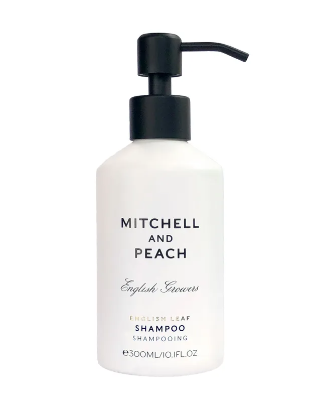 Mitchell and Peach English Leaf Shampooing 300ml Pompe Acier