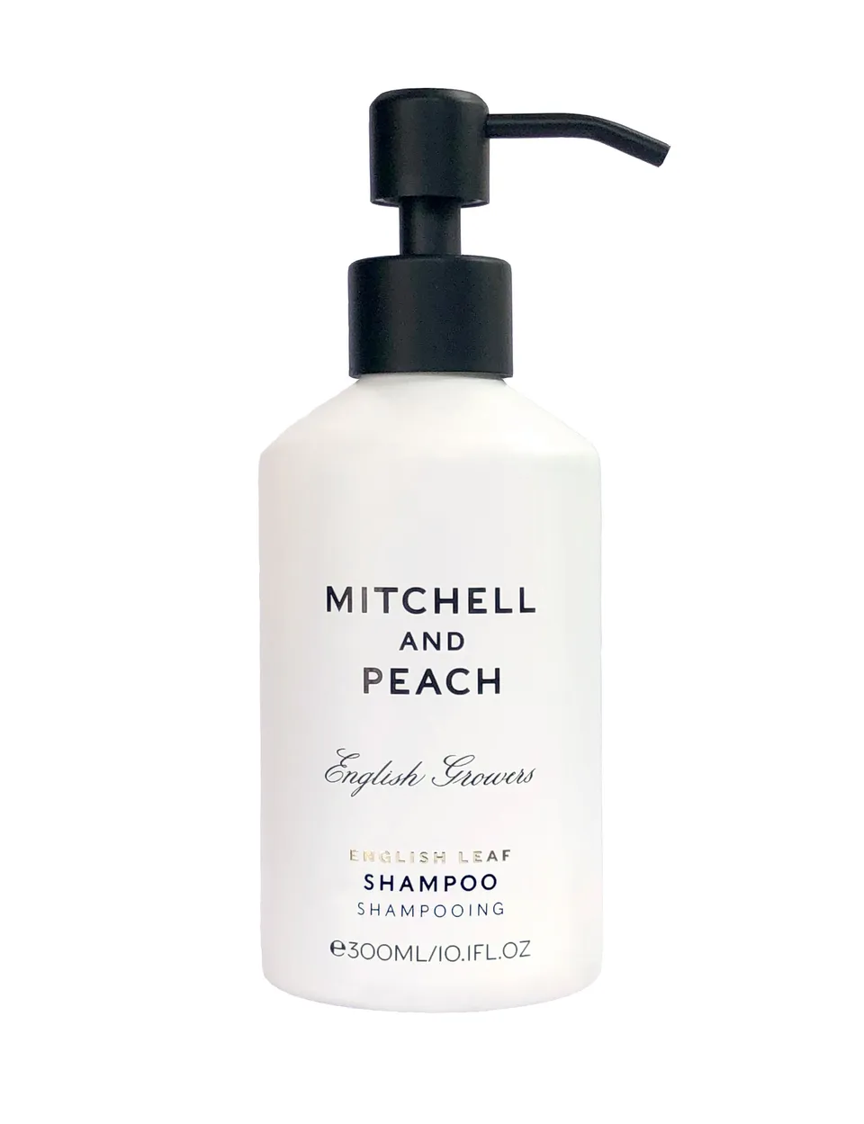 Mitchell and Peach English Leaf Shampooing 300ml Pompe Acier