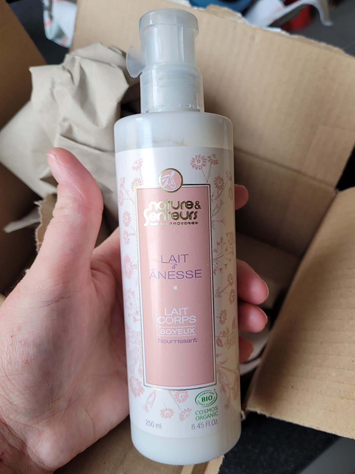 Nature et Senteurs Lait d'Ânesse Lait Corps Bio 250 ml Karité