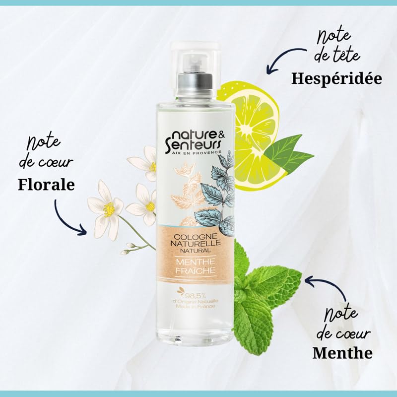 Nature et Senteurs Eau de Cologne Menthe Fraîche 100 ml