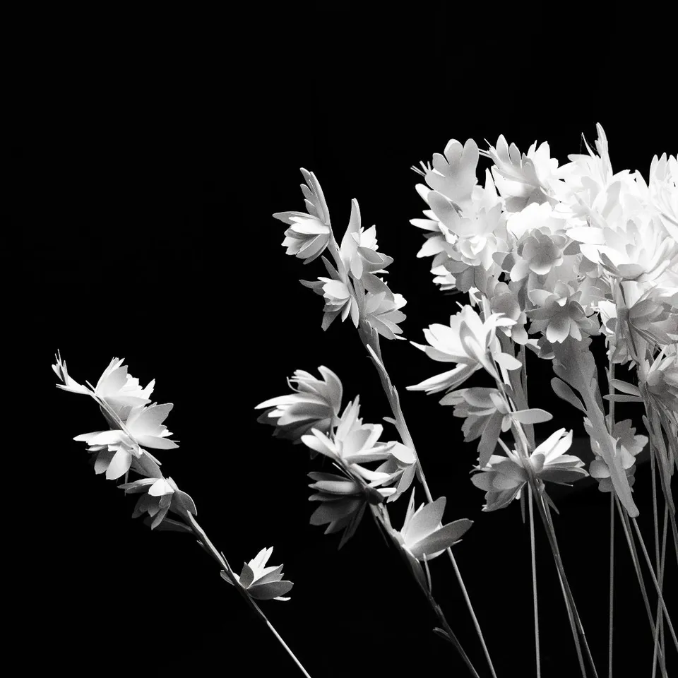 Marc-Antoine Barrois Fleur de papier Tubéreuse Mission Aldebaran – origami 20 cm