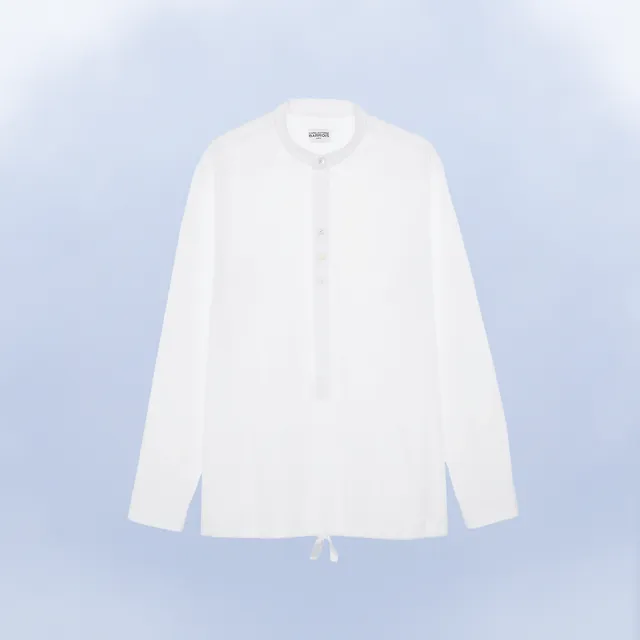 Marc-Antoine Barrois La Saint-Malo chemise blanche col Mao