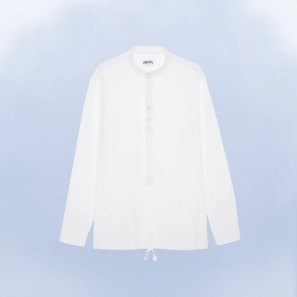Marc-Antoine Barrois La Saint-Malo chemise blanche col Mao