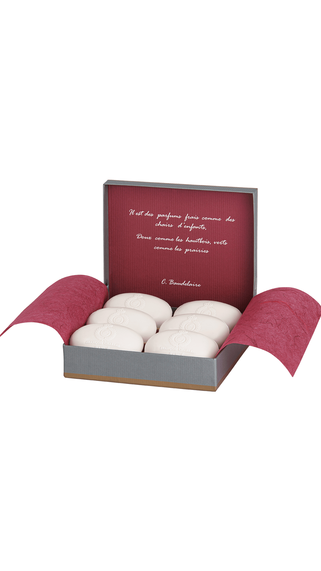 Rancé 1795 François Charles coffret savons parfumés 6x100 g boisé