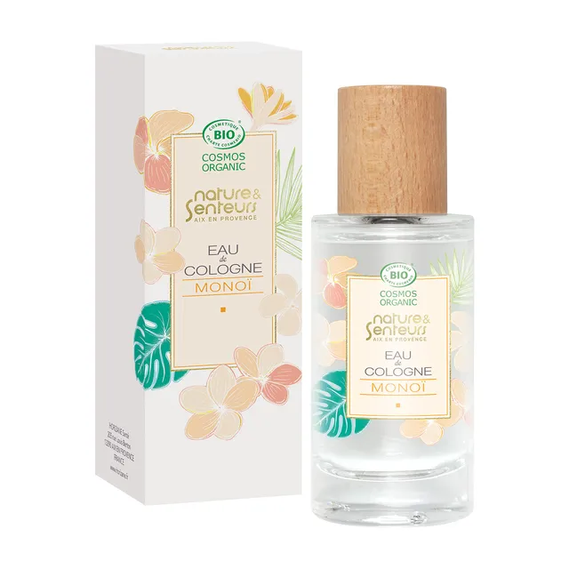Nature et Senteurs Eau de Cologne Monoï Bio 50 ml Soleil