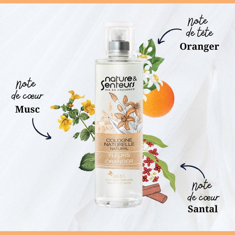 Nature et Senteurs Eau de Cologne Fleurs d'Oranger 100 ml
