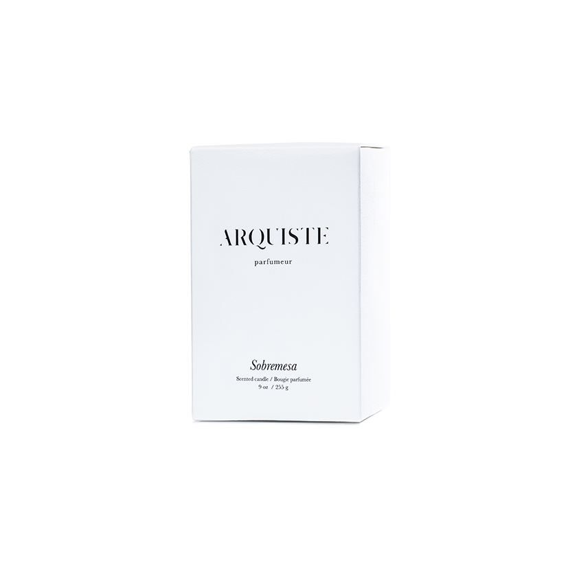 Arquiste Sobremesa bougie parfumée 255g coton