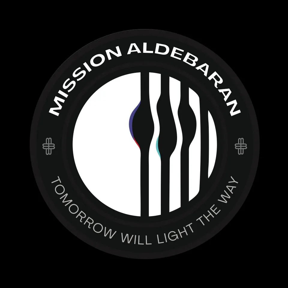Marc-Antoine Barrois Mission Aldebaran écusson brodé lumineux