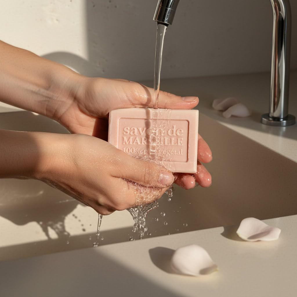 Nature et Senteurs Savon de Marseille Rose Sauvage du Lubéron 100 g