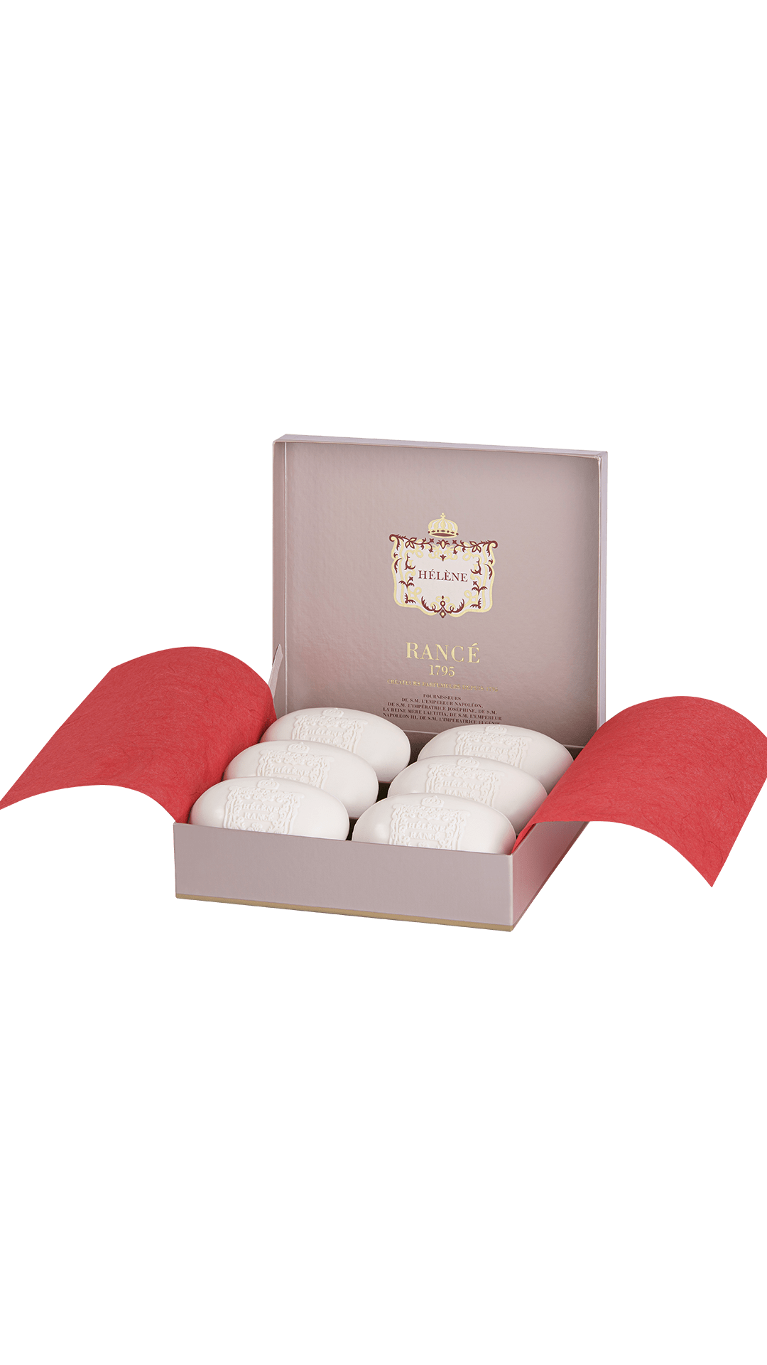 Rancé 1795 Hélène savon parfumé 6x100g poire rose ambre femme