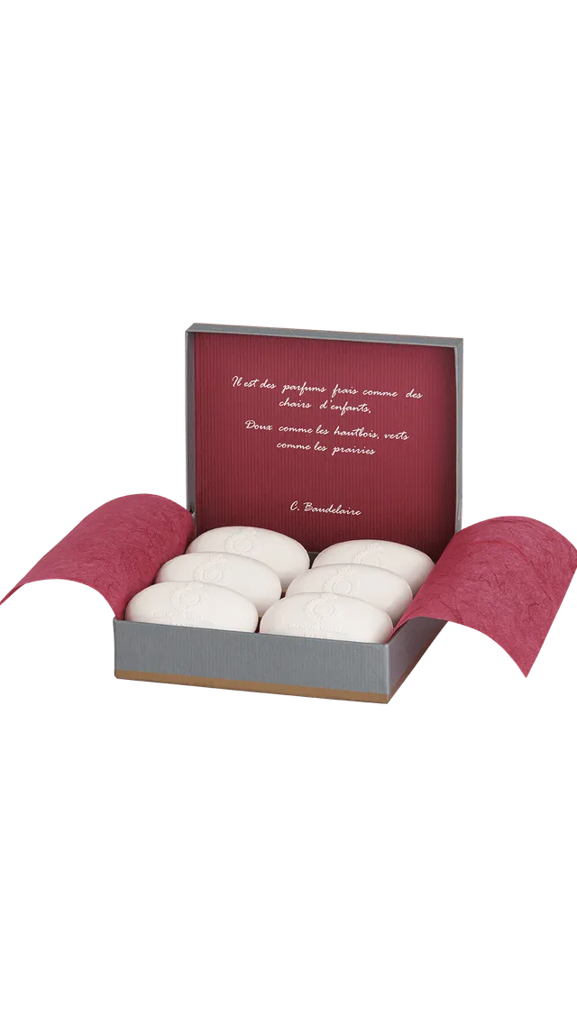 Rancé 1795 François Charles coffret savons parfumés 6x100 g boisé