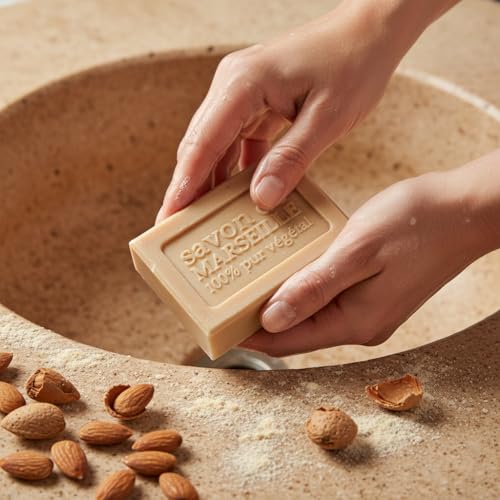 Nature et Senteurs Savon de Marseille amande douce 100g savon