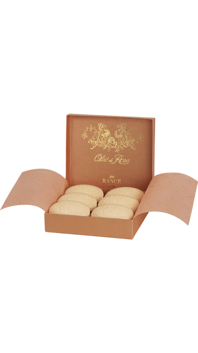 Rancé 1795 Olio di Rose savon parfumé coffret 6 x 100 g rose