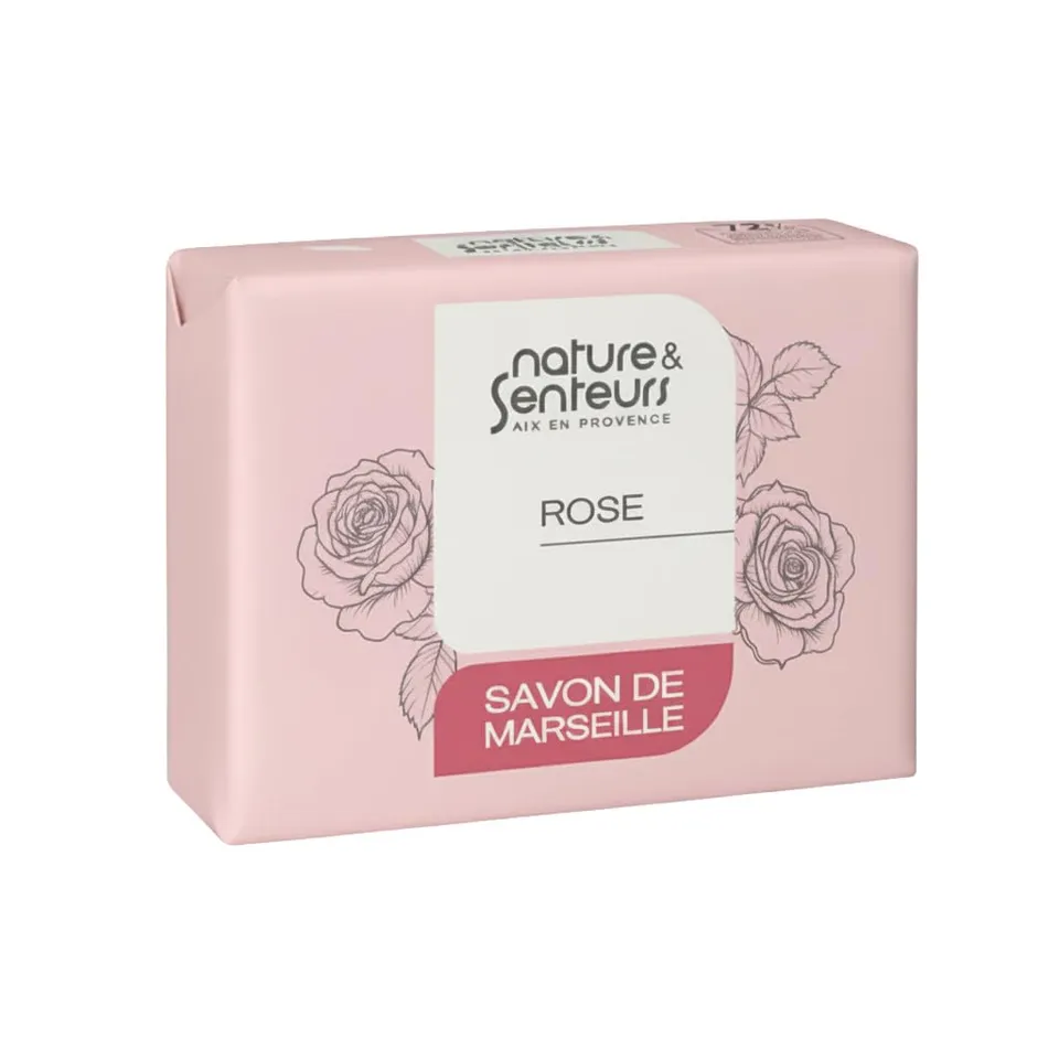 Nature et Senteurs Savon de Marseille Rose Sauvage du Lubéron 100 g