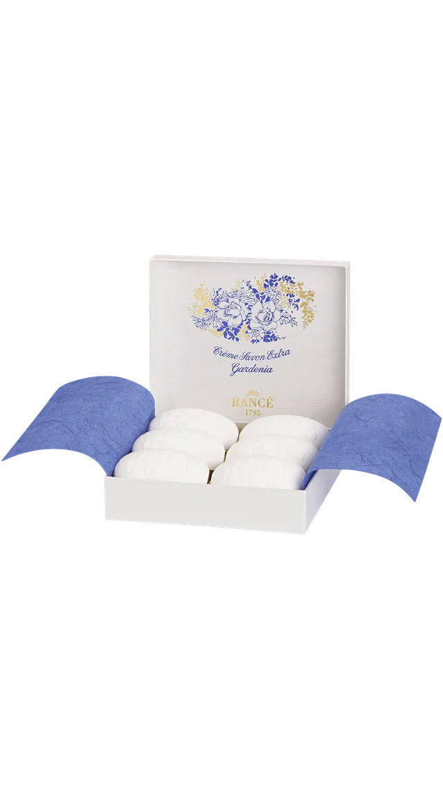 Rancé 1795 Savons Parfumés Crème Savon Extra Gardenia savon 6x100 g