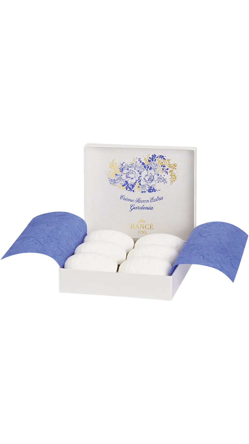 Rancé 1795 Savons Parfumés Crème Savon Extra Gardenia savon 6x100 g