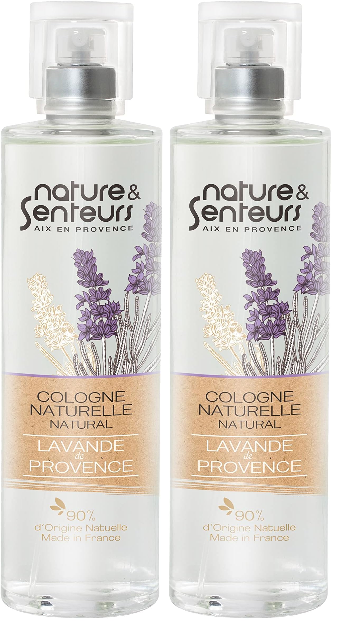 Nature et Senteurs Eau de Cologne Lavande 100 ml Provence
