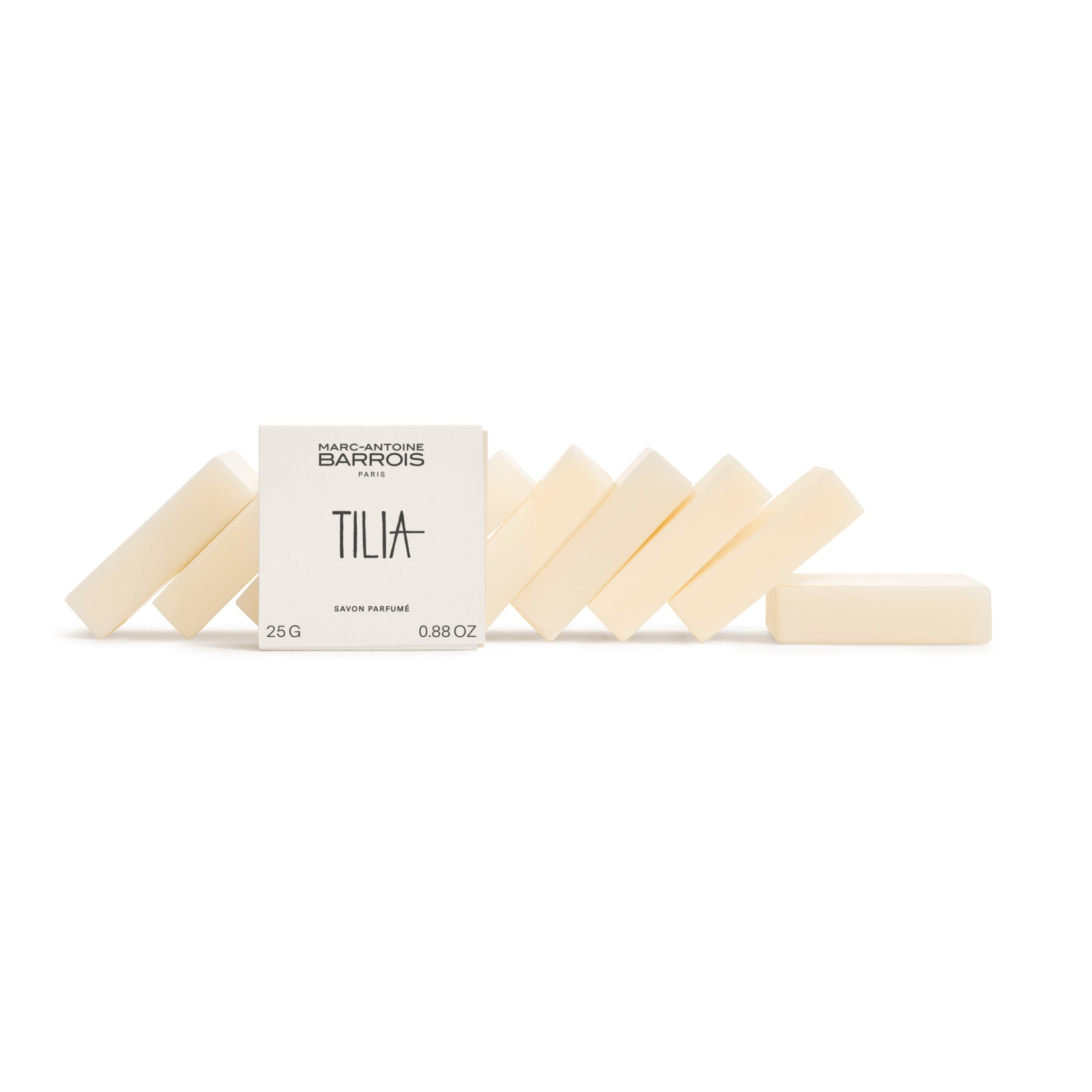 Marc-Antoine Barrois Tilia Coffret savons parfumés d'invité 10 × 25g – senteur florale génêt & jasmin