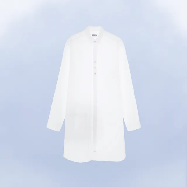 Marc-Antoine Barrois LA MEGEVE Chemise blanche ample en popeline BIO italienne