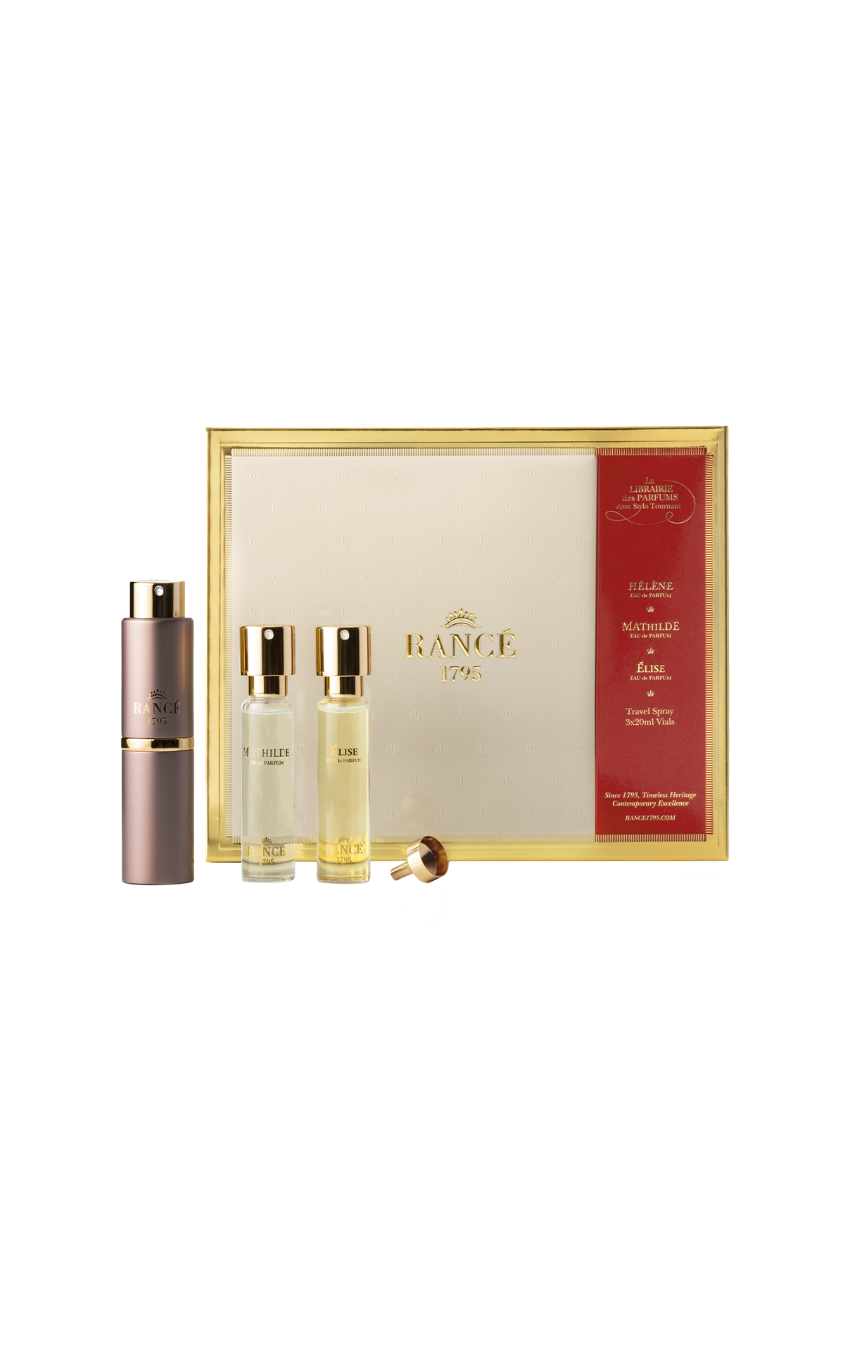 Rancé 1795 Librairie des Parfums coffret femme 3x20 ml voyage