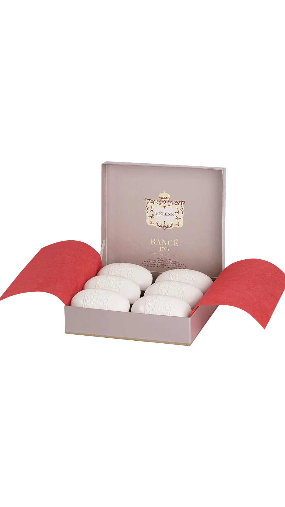 Rancé 1795 Hélène savon parfumé 6x100g poire rose ambre femme