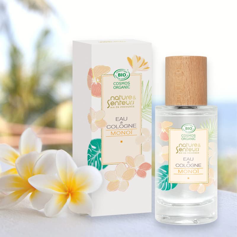 Nature et Senteurs Eau de Cologne Monoï Bio 50 ml Soleil