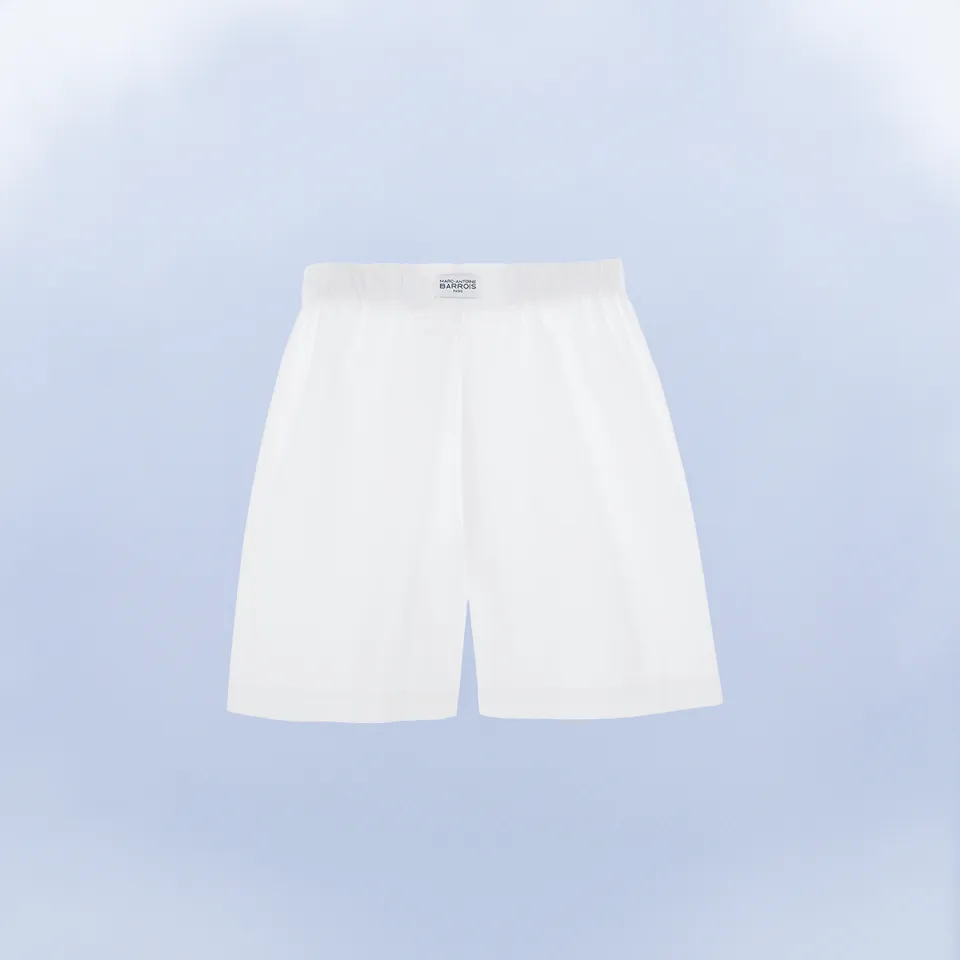Marc-Antoine Barrois LE HALIFAX Short long sans poches – taille élastiquée