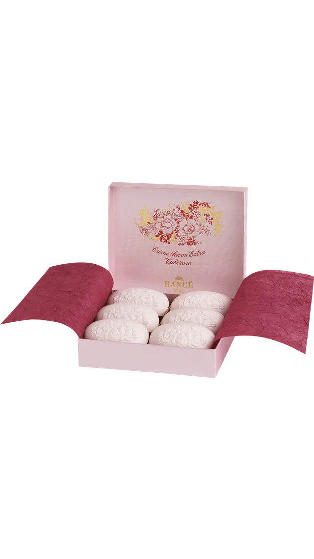 Rancé 1795 Tuberosa savon parfumé 6 x 100 g tubéreuse