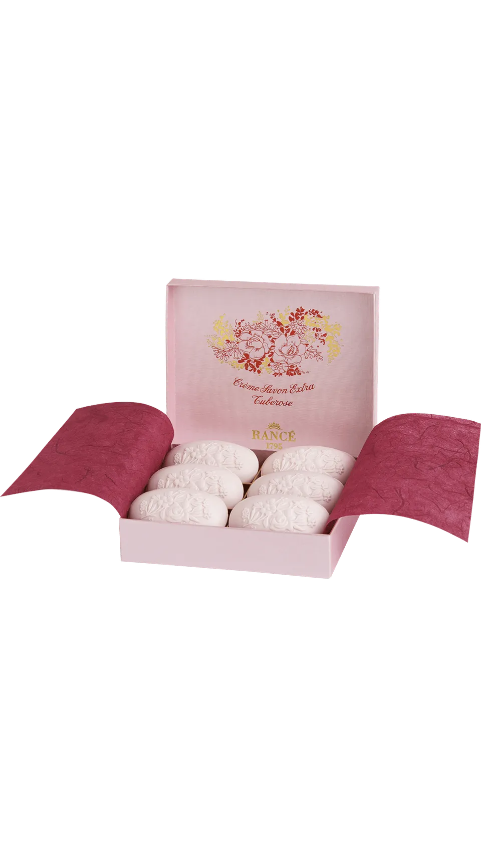 Rancé 1795 Tuberosa savon parfumé 6 x 100 g tubéreuse