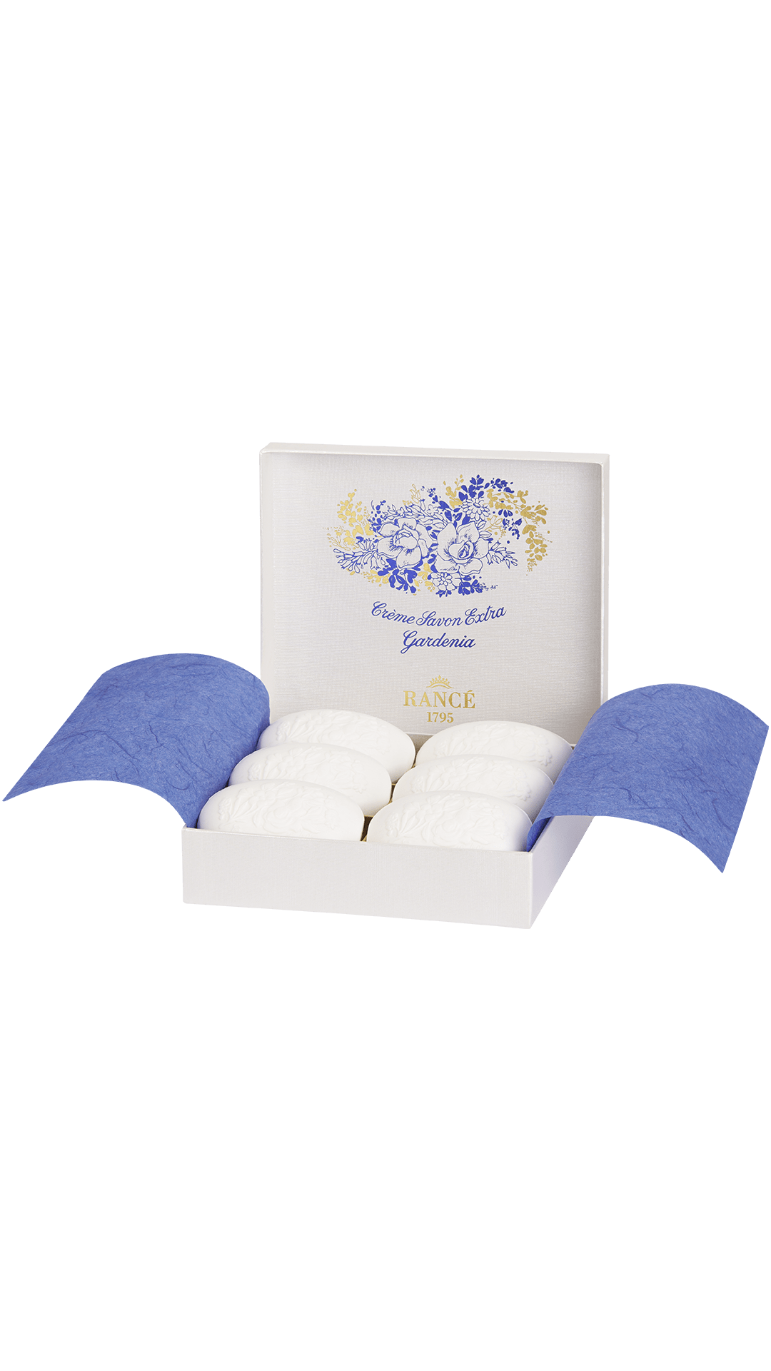 Rancé 1795 Savons Parfumés Crème Savon Extra Gardenia savon 6x100 g
