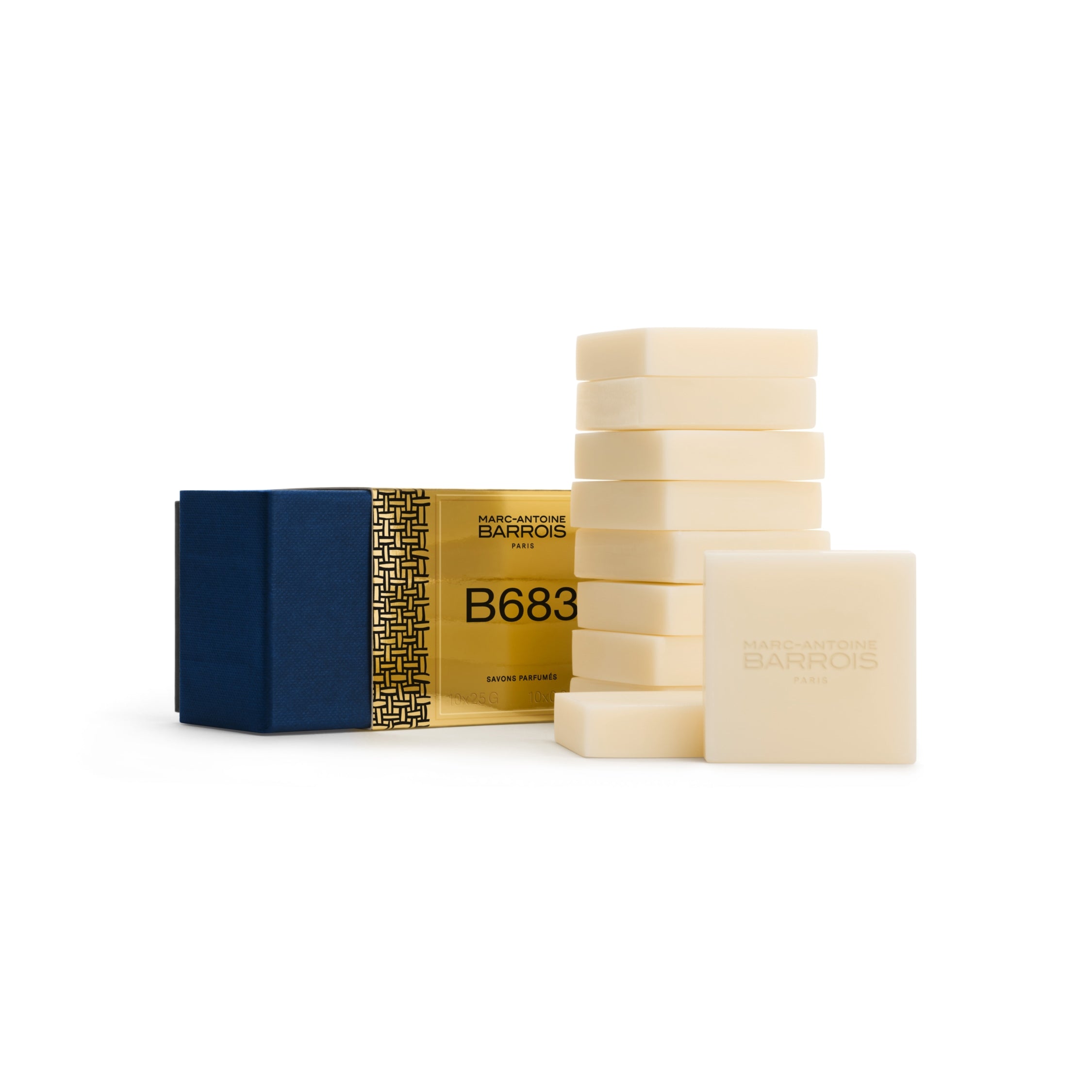 Marc-Antoine Barrois B683 coffret 10 savons 25g cuir violette