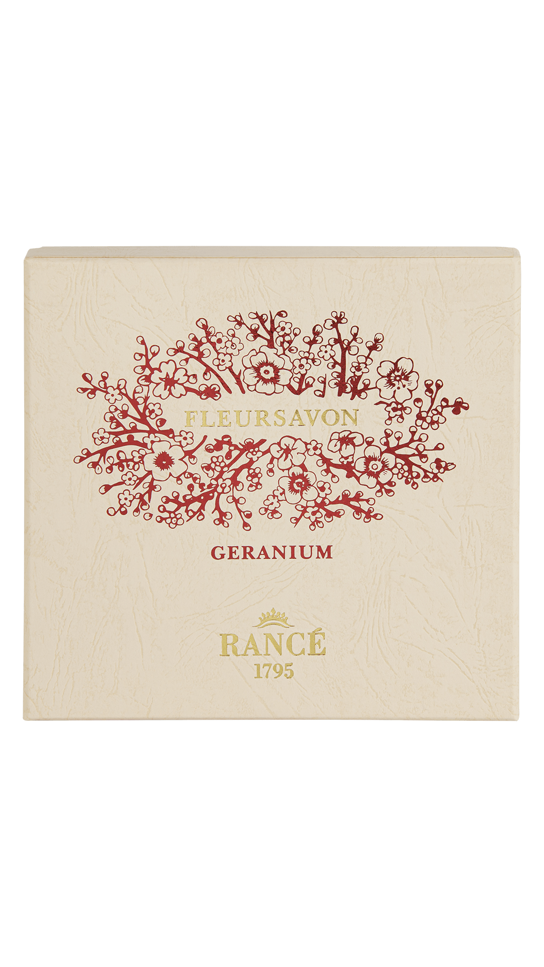 Rancé 1795 Fleursavon Geranium savon 4x100 g frais