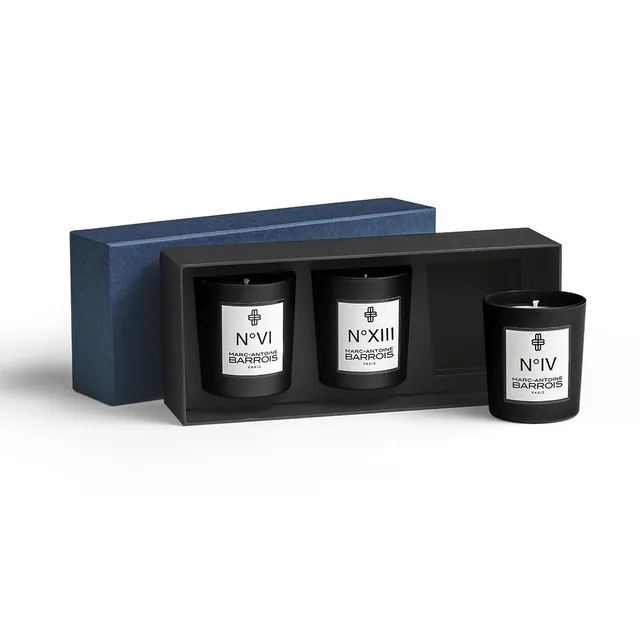 Marc-Antoine Barrois Mes Adresses coffret 3 bougies parfumées