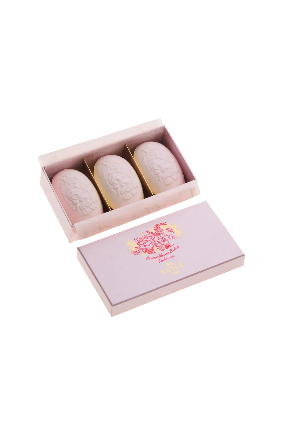 Rancé 1795 Tuberosa crème savon parfumé 3 x 100 gr tubéreuse