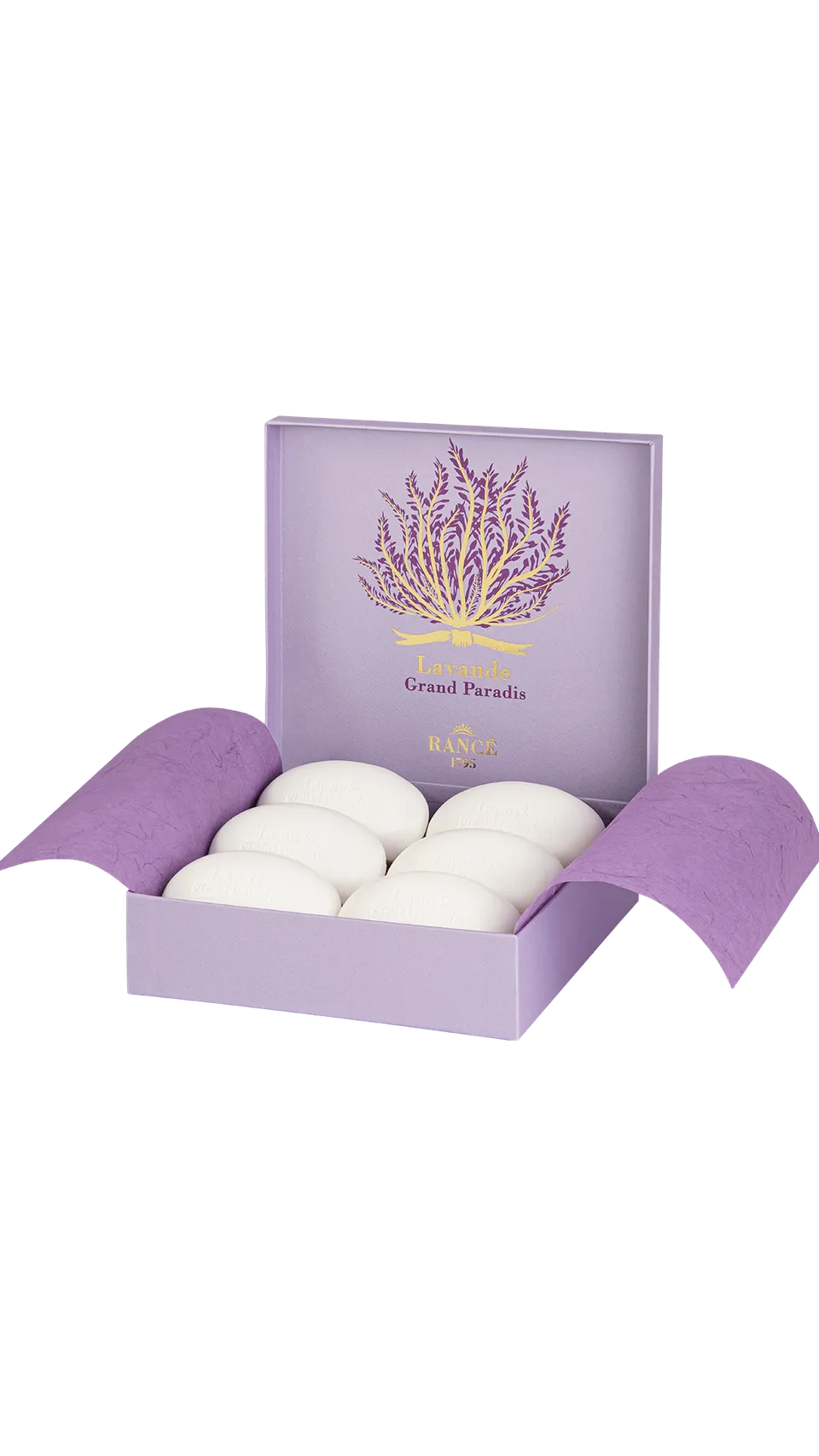 Rancé 1795 Lavande Grand Paradis savon parfumé 6x220g Provence