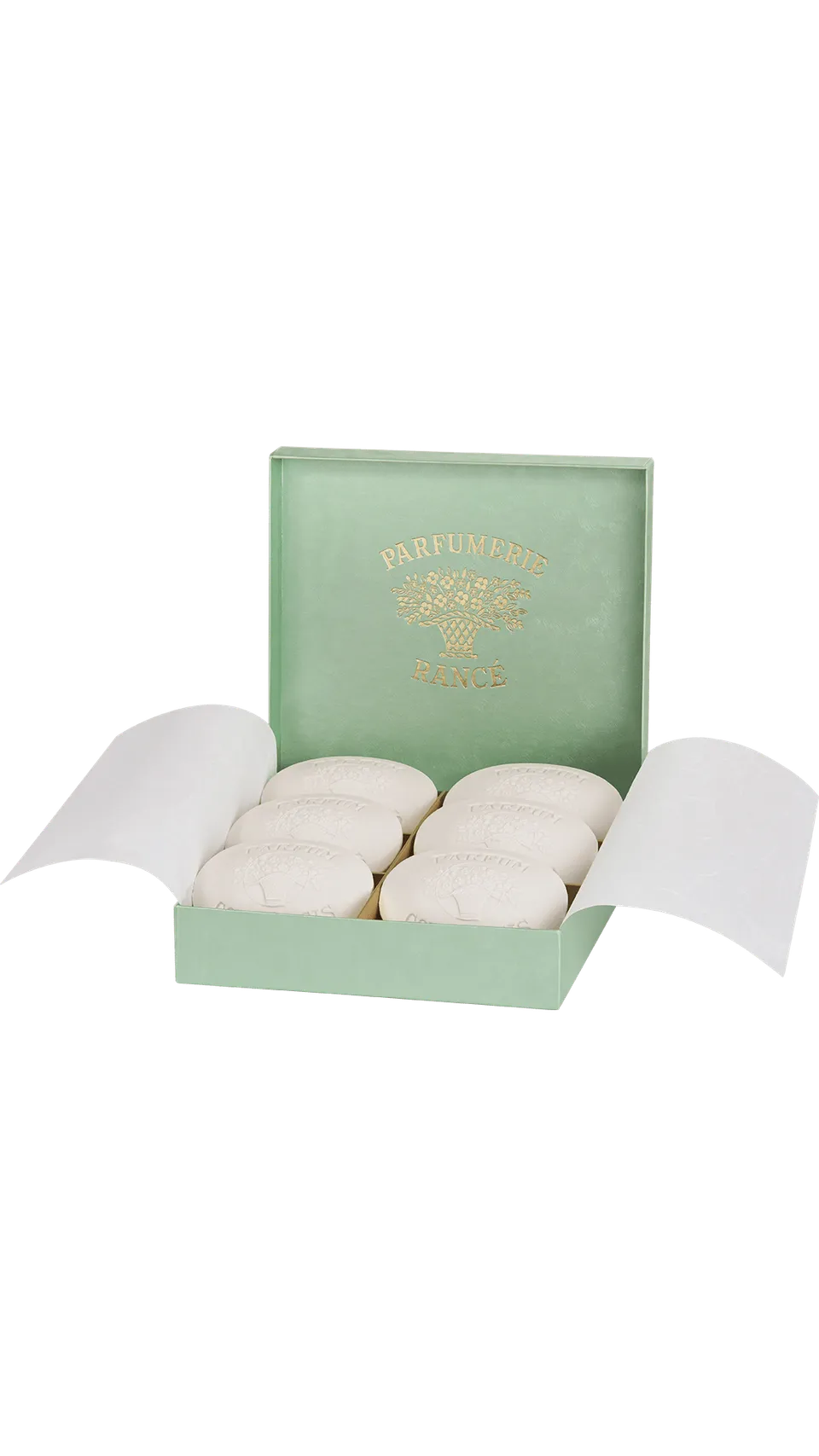 Rancé 1795 Corylopsis savon parfumé 6 x 100 g vert fougère