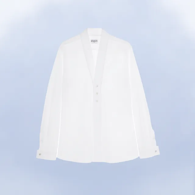 Marc-Antoine Barrois La Hanoï Chemise Blanche Col Ruban