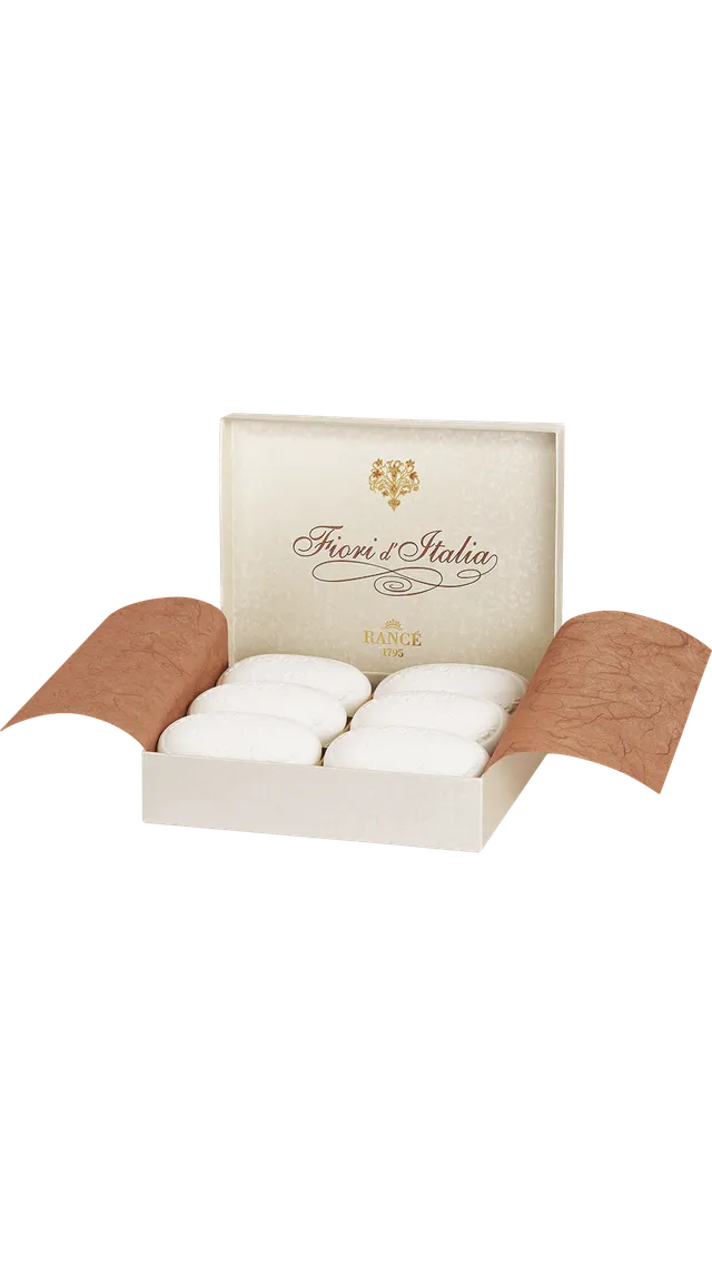 Rancé 1795 Fiori d'Italia savon parfumé 6 x 175 gr fleurs blanches
