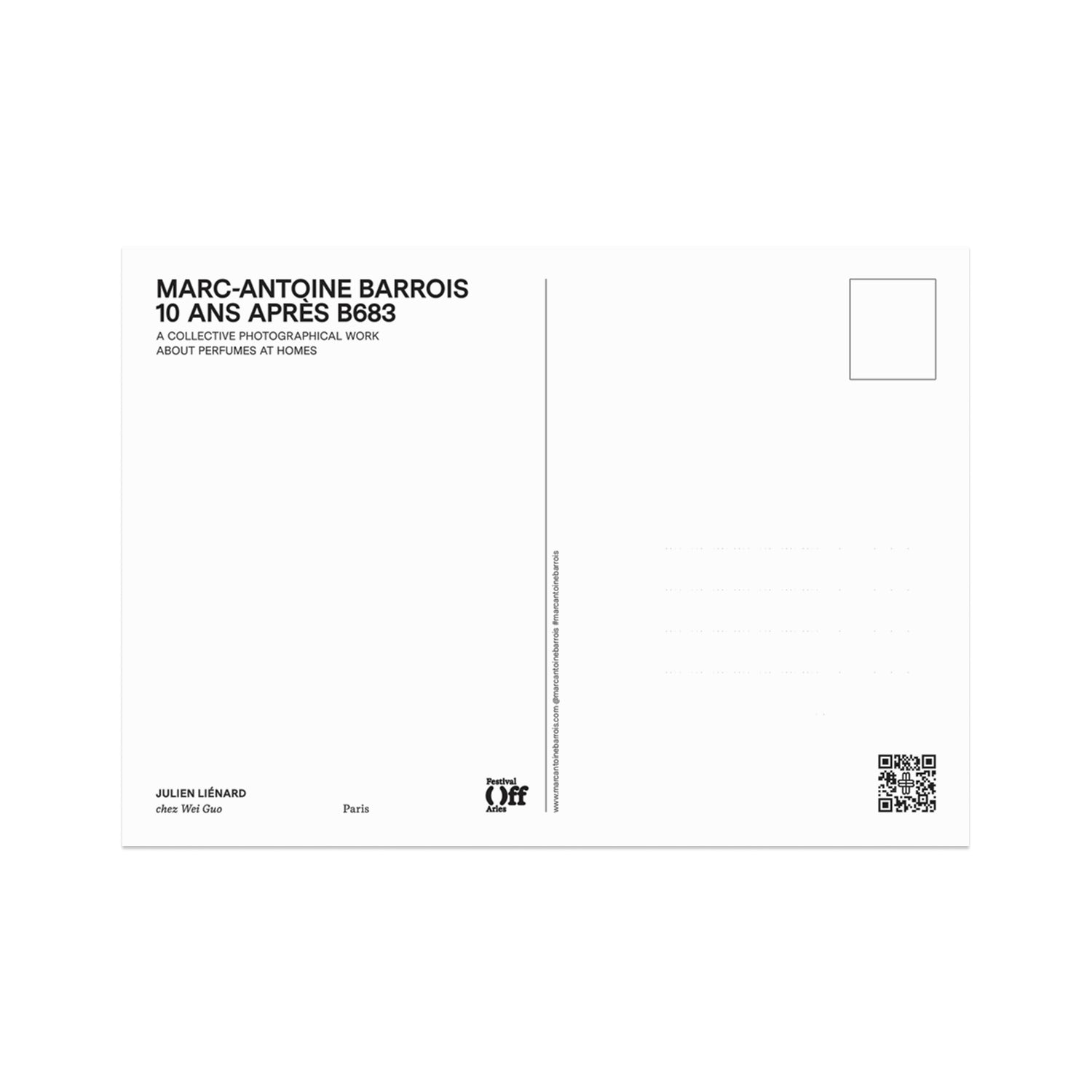 Marc-Antoine Barrois Souvenirs d'Arles lot 10 cartes postales N°1