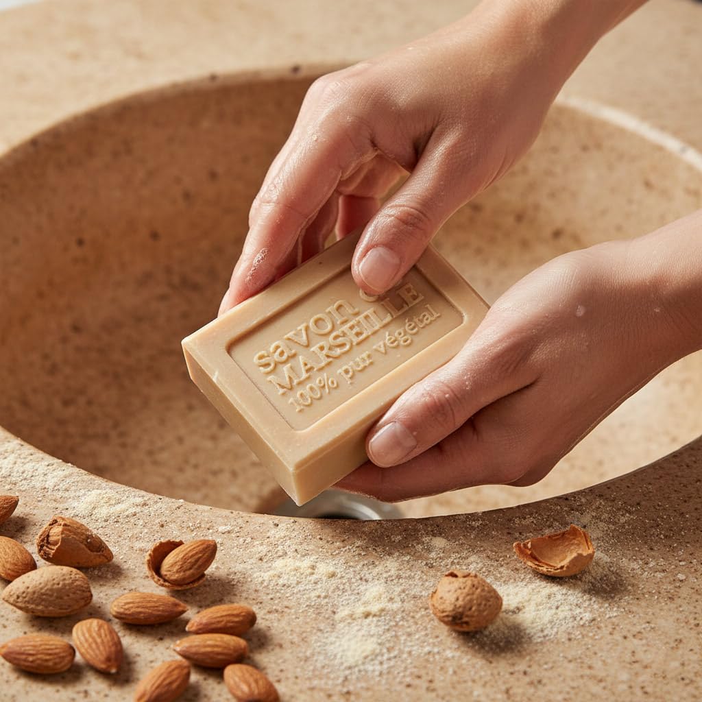 Nature et Senteurs Savon de Marseille amande douce 100g savon