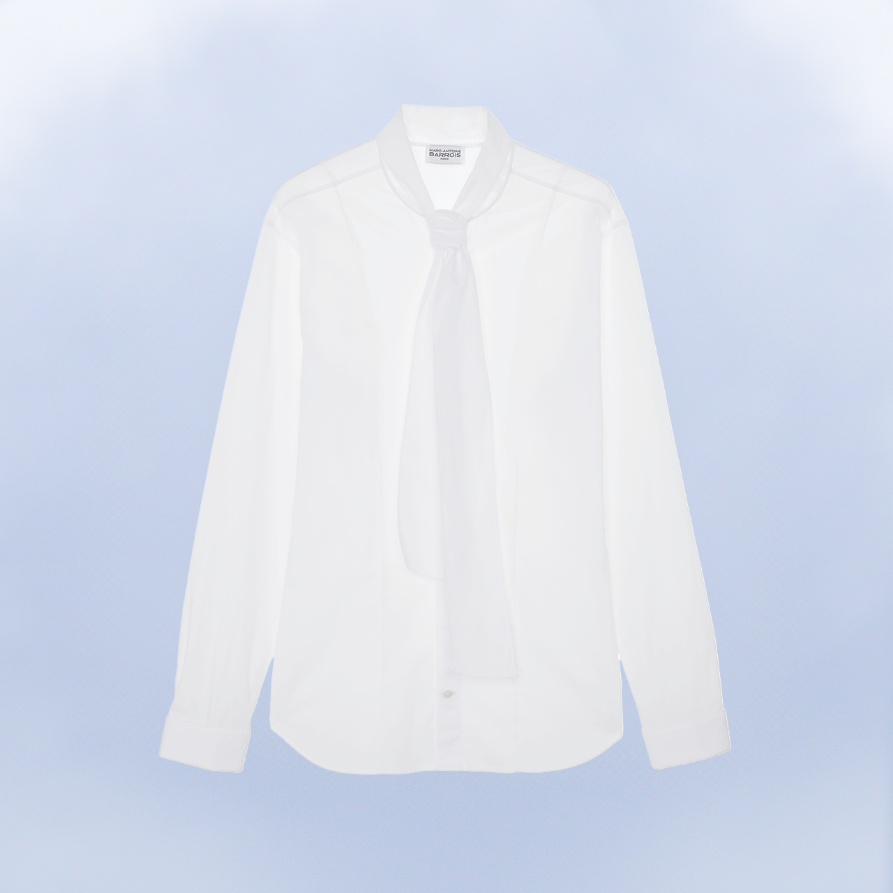 Marc-Antoine Barrois La Versailles chemise blanche lavallière